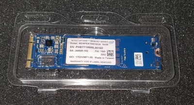 Intel MEMPEK1W016GA01 Optane Memory 16GB M.2 80mm PCIe 3.0, 20nm TESTED