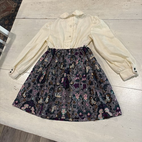 Ruth Of Carolina Dress Girls 6 Long Sleeve One Piece~jumper Coverall Look - Picture 13 of 18
