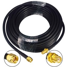 SMA Extension Cable 32.8ft 10m SMA Male to SMA Female RG58 Coaxial Cable 50 O...