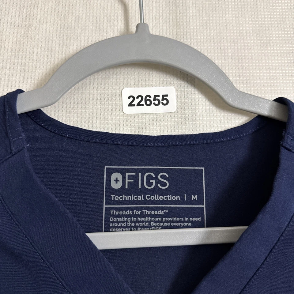 Figs мужской размер средний Leon твердый темно-синий скраб Топ - Изображение 4 из 4