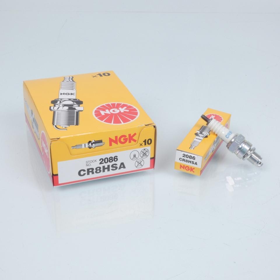 Bougie NGK CR8HSA pour Kawasaki 250 ZXR améliorant le démarrage à froid