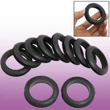 40mm Black Rubber Armature Bar Grommets Wire Protector
