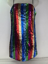 NWT Forever 21 Womens Size Small Multicolor Sequin Dress