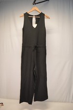 NWT Quince French Terry Modal Black Jumpsuit Size Small