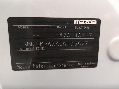 MAZDA CX3 TAILGATE, DK, W/ CAMERA TYPE, 03/15- - Picture 11 of 12