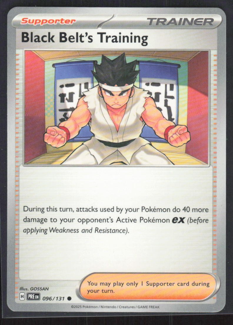 2025 Scarlet & Violet Series - Prismatic Evolutions Black Belt's Training Common