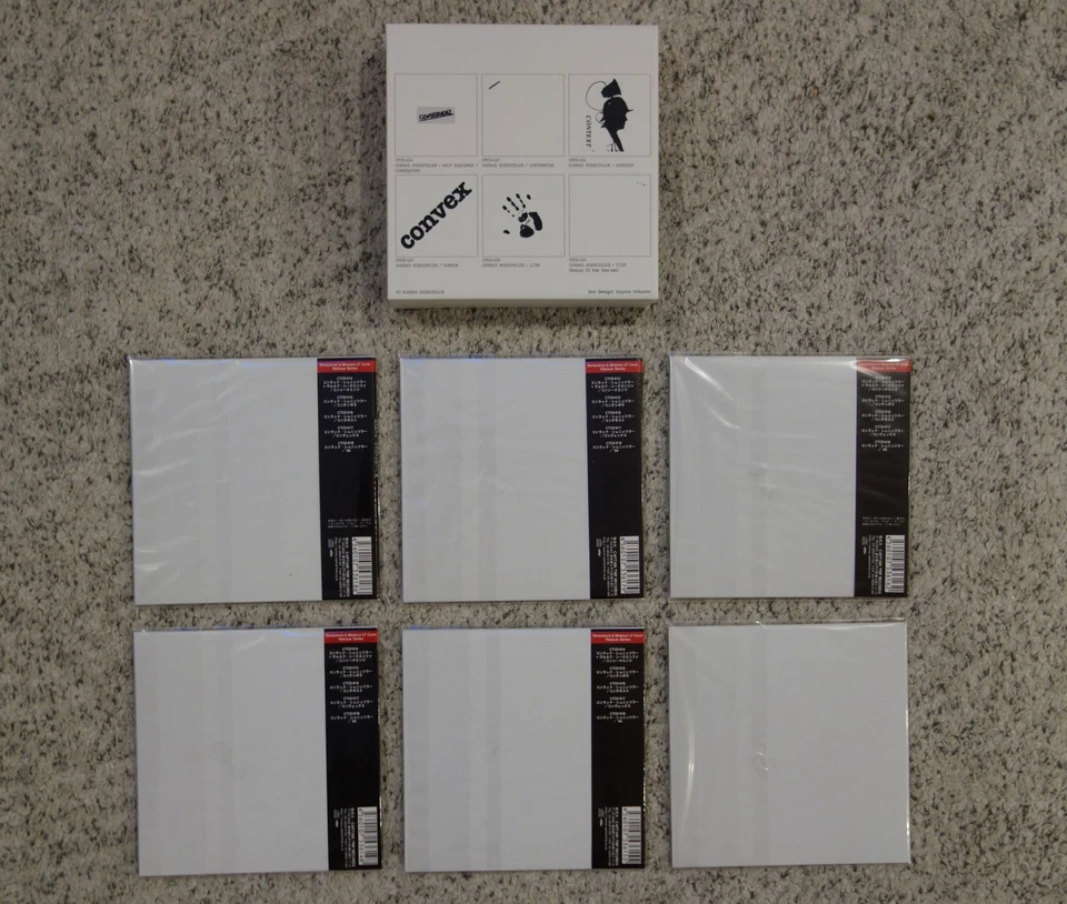 Conrad Schnitzler Mini LP CD Promo Box Set (5 Titles) Japan Authentic Mint New Foto 2 de 4
