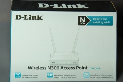 D-Link DAP-2020 Wireless N300 Access Point | WLAN Repeater | komplett in OVP