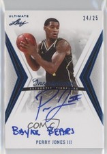 2012 Leaf Ultimate Base Inscriptions Blue 24/25 Perry Jones III #BA-PJ3 Auto 3c7