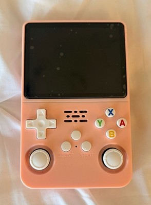 R36S Portable Open Source Retro Handheld Game Console, Pink