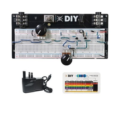 CopperSound Pedale DIY Cir-Kit Komponenten und Breadboard Produktbündel (Silikon Fuzz)