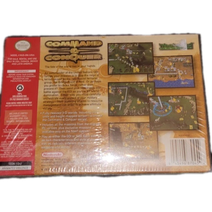 Command & Conquer (Nintendo 64, 1999) for sale online | eBay