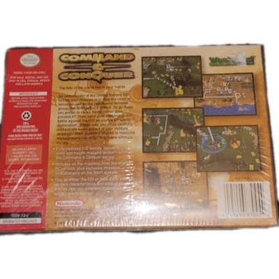 FAB　Command and Conquer NF 2枚セット Command & Conquer (Nintendo 64, 1999) for sale online | eBay