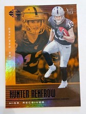 Hunter Renfrow - 2019 Panini Illusions Trophy Collection Orange Rookie Card. rookie card picture