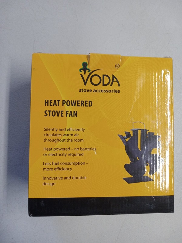 Voda Heat Powered Stove Fan VDSF685S