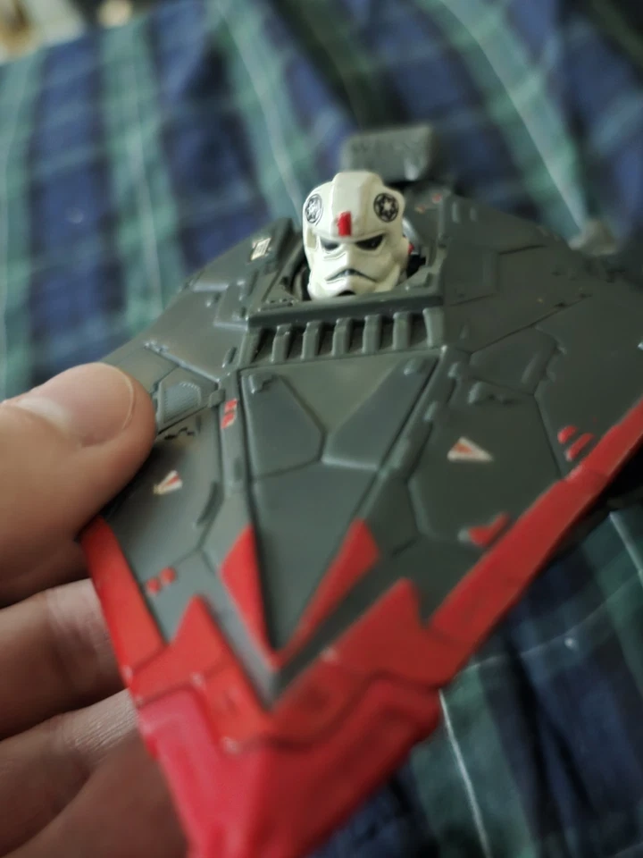 Star Wars Transformers Imperial V-Wing Starfighter Clone Pilot Mech Hasbro 2006 Foto 2 de 4