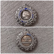 France 1870 Médaille militaire, Argent, collection, Valeur et Discipline,...