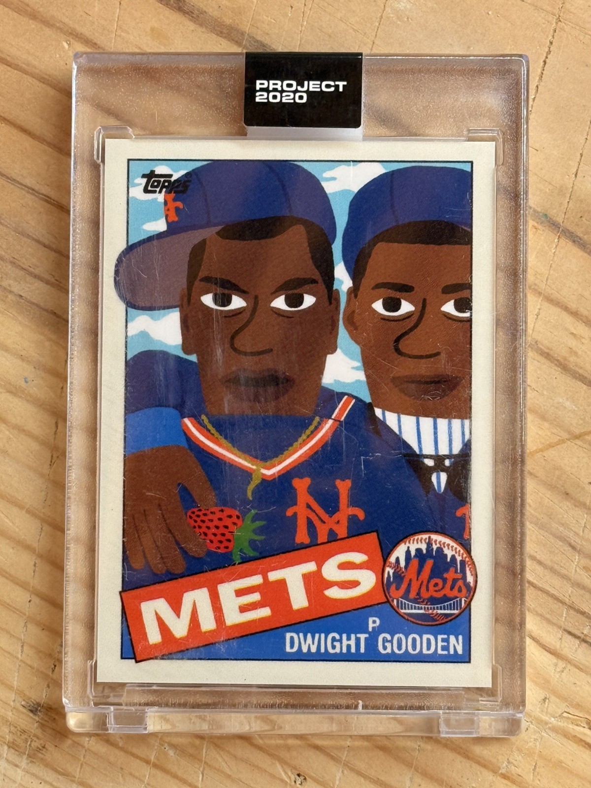 2020 TOPPS PROJECT 2020 #203 DWIGHT GOODEN - NEW YORK METS - KEITH SHORE