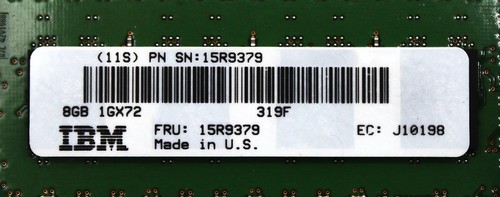 IBM 15R9379 8GB POWER6 DDR2 DIMM 400MHZ -5696 - Picture 2 of 7