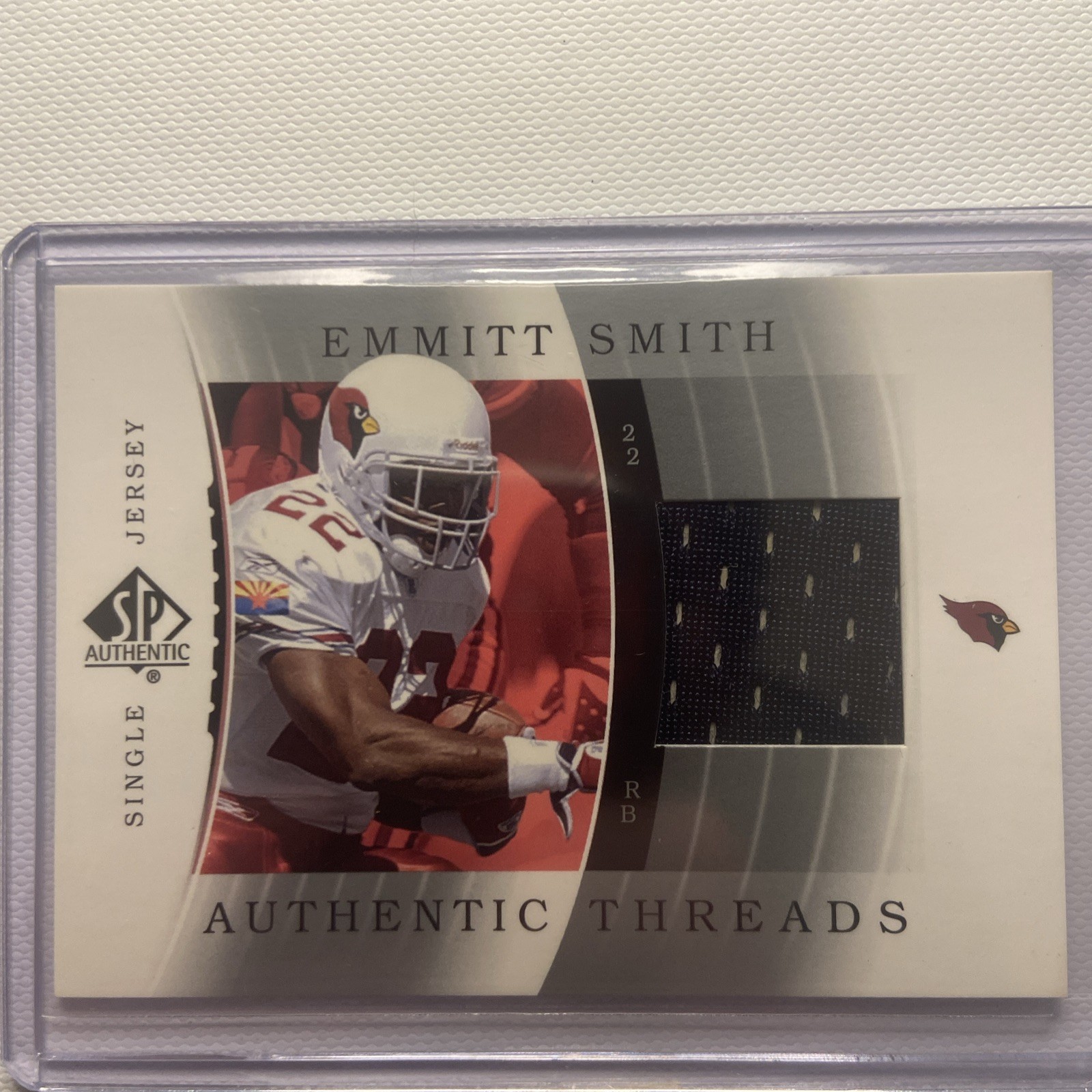 2003 SP Authentic #JC-ES Emmitt Smith Authentic Threads Single MEM