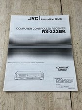 JVC RX-333 RX-333BK Receiver Owner  Service Manual  Original 
