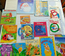 Childrens Book Lot of 14 Mother Goose, Dr. Seuss, Quack, Arthur, Disney Aladdin