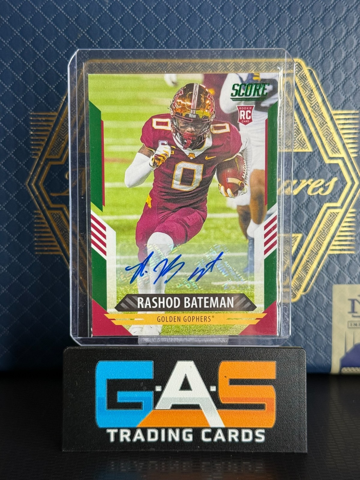Rashod Bateman Panini Score #327 Autograph