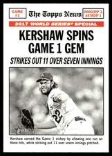 Clayton Kershaw 2018 Topps Heritage #162 Los Angeles Dodgers FREE SHIPPING