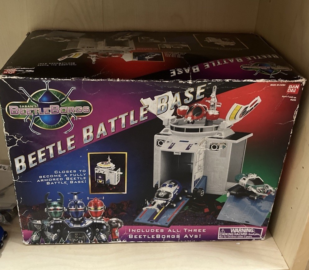 Saban's BEETLEBORGS Beetle Battle Base with Box 1996 Bandai 96