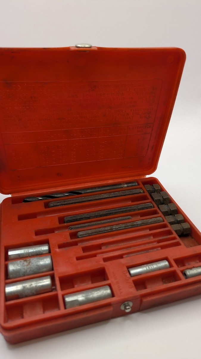 メンテナンス SNAP-ON Blue-Point SCREW EXTRACTOR Blue Point Screw Extractor Set No. 1020 Missing 3 for sale online