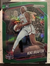2025 Panini Prizm WNBA - Kiki Iriafen #72 Green Prizm (RC)