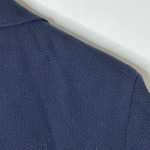 Spier & Mackay Heavy Cotton Angelico Navy Blue Sz 34 Chest Woven In Italy Euro - Picture 13 of 20