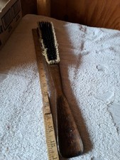 VTG Wooden Shoe Brush/Lint Brush Shoehorn 16" Long Made in West Germany