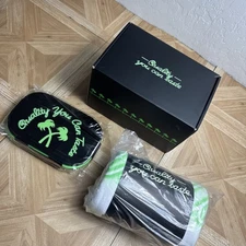 In-N-Out Burger Gift Beach Towel With Expandable Food Container Palm Tree