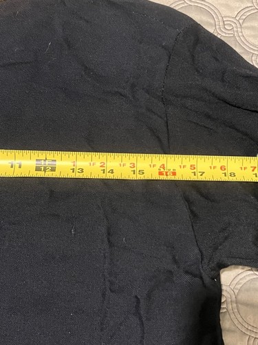 Vintage 70er Jahre Marokkanischer Kaftan Bestickt Schwarz Langarm Maxikleid  - Bild 11 von 14