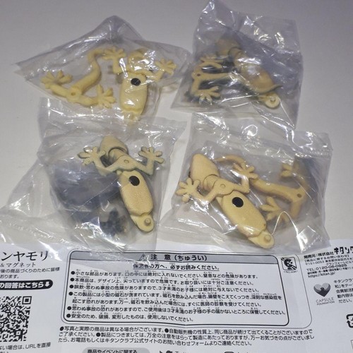 Capsule giocattolo Gashapon set completo magnete geco giapponese mobile e 5 - Foto 2 di 2