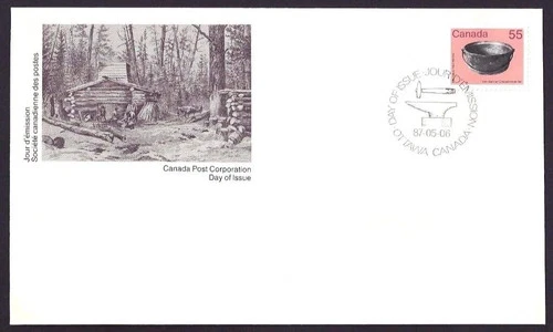 CANADA 1987 HERITAGE ARTIFACTS DEFINITIVES #1082 FIRST DAY COVER !! M286