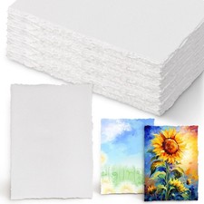 150 Sheets 5x7 Watercolor Paper, 300 GSM Textured for Painting Crafts