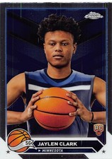 Jaylen Clark 2023-24 Topps Chrome 49 Timberwolves Rookie BASKETBALL Card