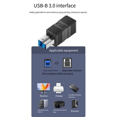 USB 3.0 Festplatten Adapter Kabel für USB B 3.0 Port 5 Gbit/s Übertragungsrate