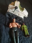 Vintage Toy Lot, Rambo, G.I Joe Vehicle And A-Team Mr. T figure