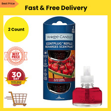 Yankee Candle ScentPlug Fragrance Refills , Black Cherry Plug in Air Freshener 