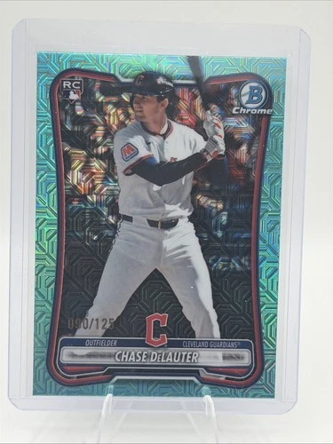 2026 Bowman Chrome Chase DeLauter Mojo Refractor /125 Rookie Guardians RC