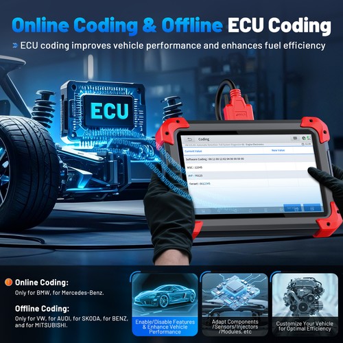 XTOOL USED D7 Auto All System Diagnostic Bidirectional Key Programming Scanner - Picture 7 of 15
