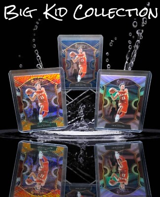 2020-21 Select Trae Young (3) Base/R-W-O/Silver Holo Prizm #2