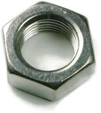 Stainless Steel Finish Hex Nuts NF 1/4-28, QTY-25