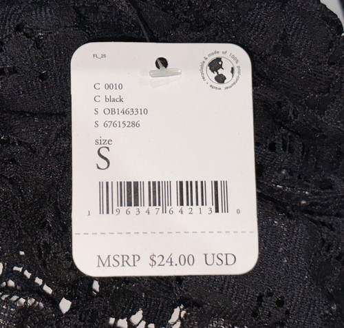 INTIMATELY FREE PEOPLE Made You Look Black Lace Bikini Panty Womens M L 7 XL 8 - Picture 7 of 10