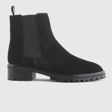 NEW Sam Edelman Women's 6.5 Jazmine Chelsea Boot Black Suede