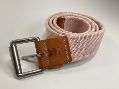 Women\'s Pink and Beige Canvas Belt SWSMCLT Women main image 4