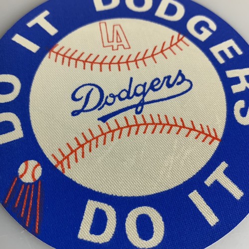 VINTAGE ANNI '60 LA Dodgers Do It Dodgers Patch Los Angeles MLB Baseball Patchworks - Foto 3 di 5